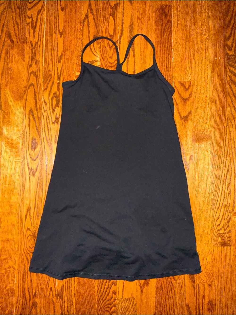 aerie Black biker shorts dress